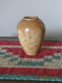 Maple hollowed vase