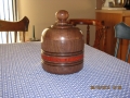 Walnut with leather Beads of Courage box